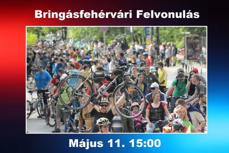 Szombaton délután rendezik az év legnagyobb fehérvári bringás eseményét